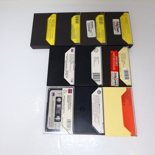 Tchaikovsky 10 Cassettes Lot Järvi/Abbado/Giulini/Karajan/Dutoit/Mehta/Muti