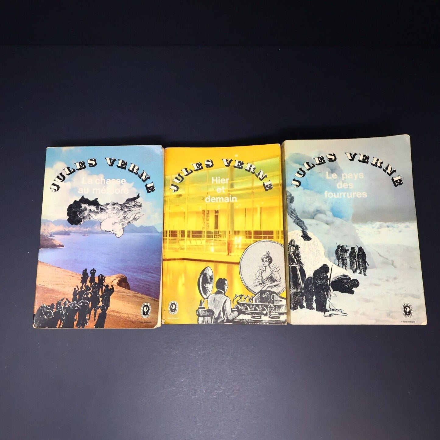 Lot 11 Livres Science-Fiction Vintage 1930-60s de Jules Verne Français French PB