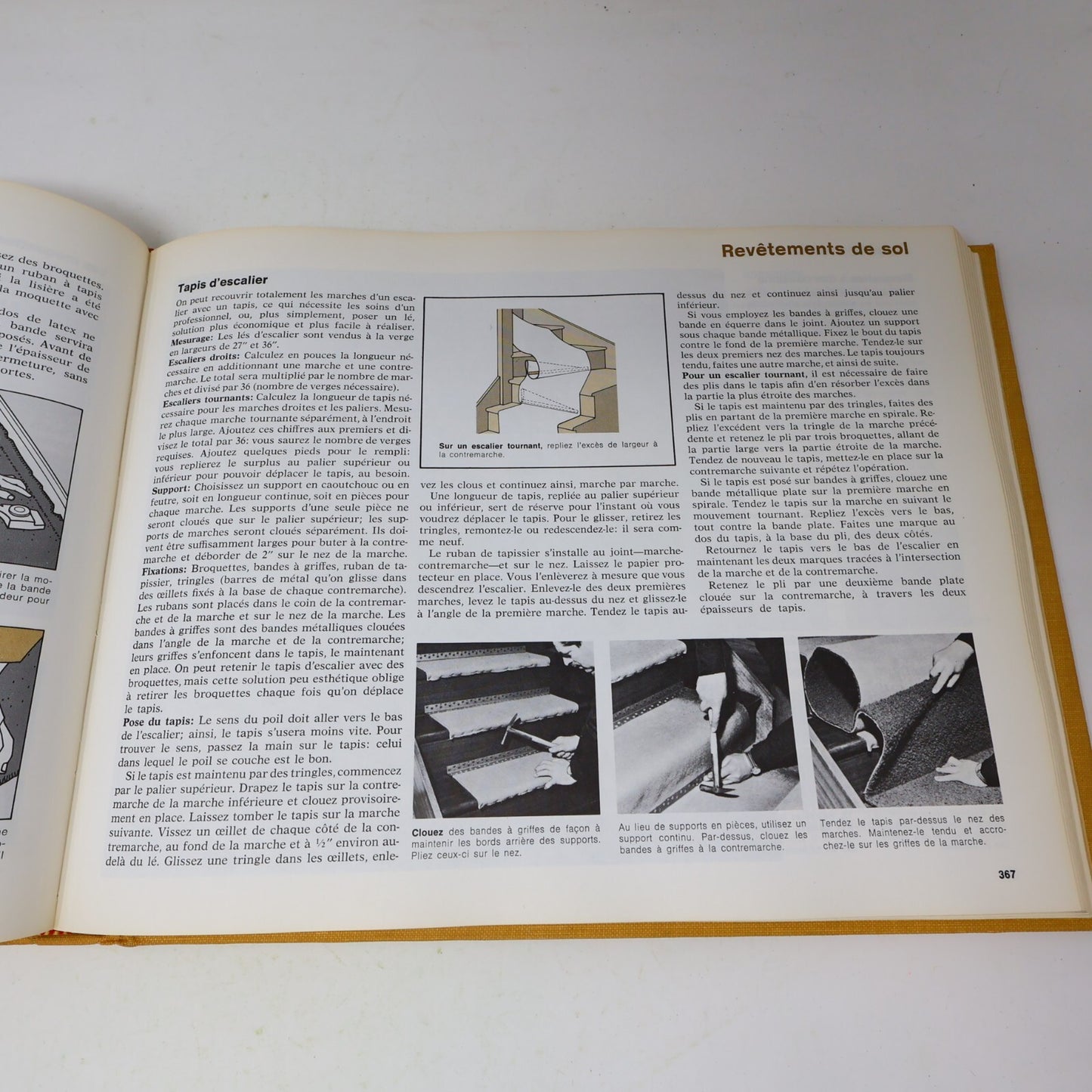 1979 Manuel Complet du Bricolage Bricolage et Révovations Reader's Digest 70s HC