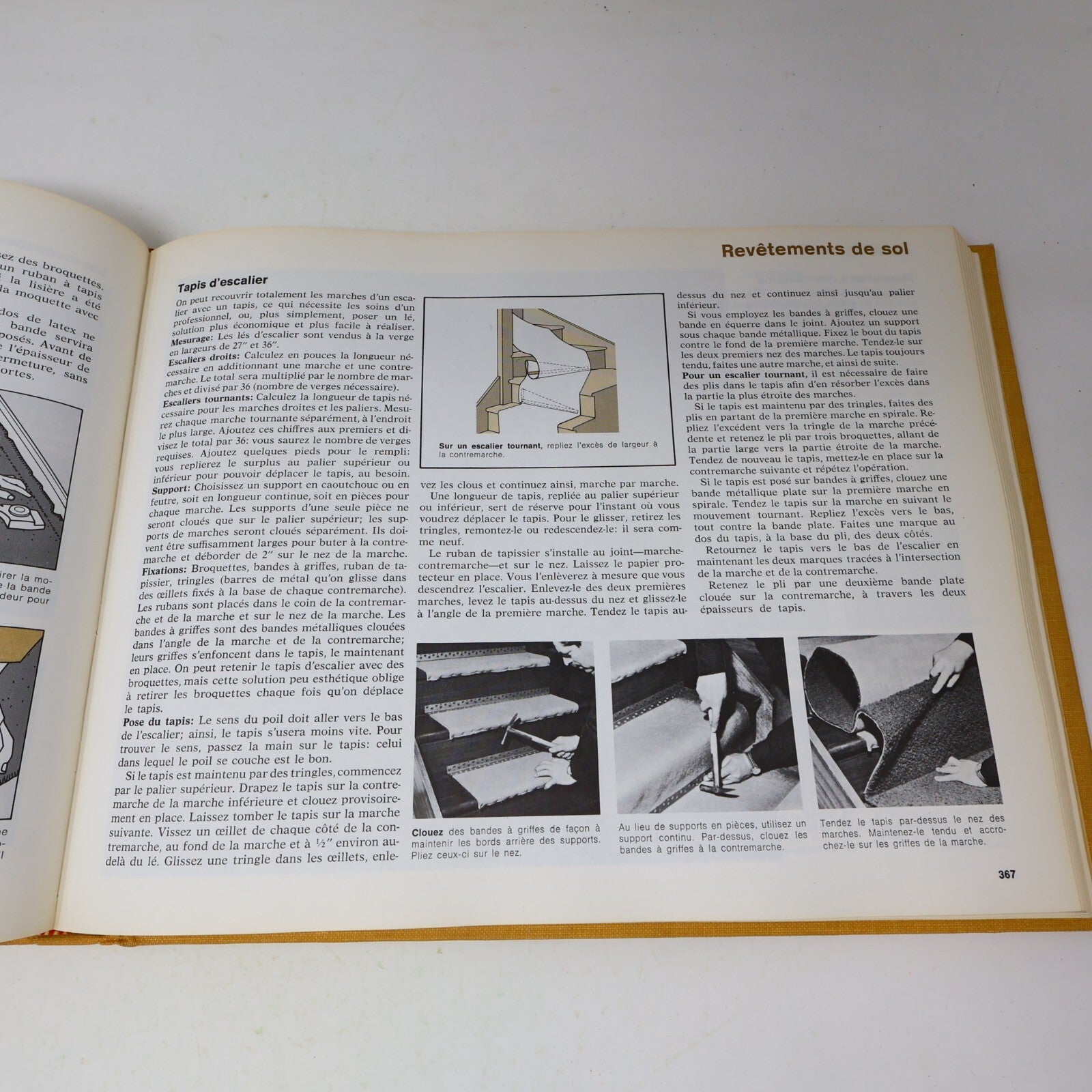 1979 Manuel Complet du Bricolage Bricolage et Révovations Reader's Digest 70s HC