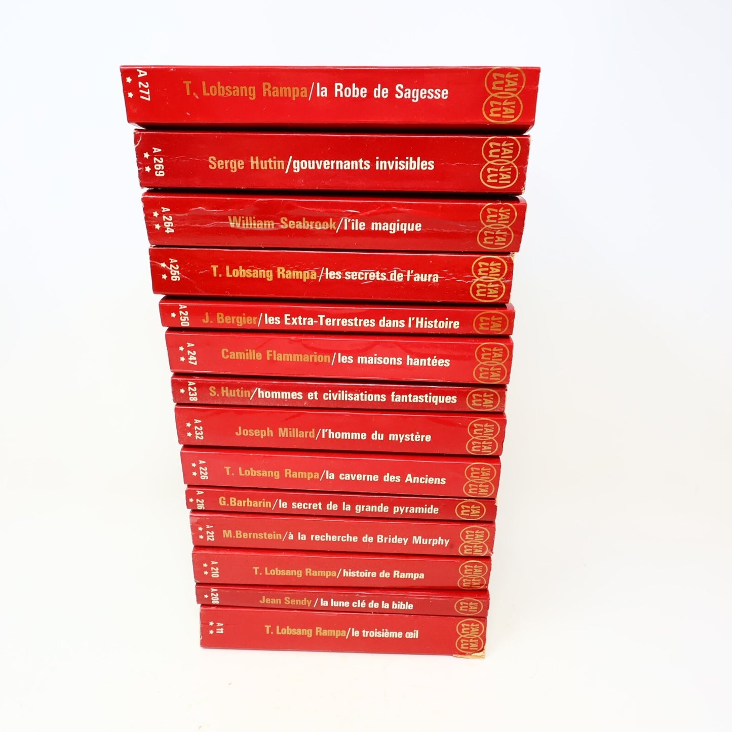 L'Aventure Mystérieuse Lot 14 Livres Ésotérisme Spiritualité Mystère J'ai Lu 70s