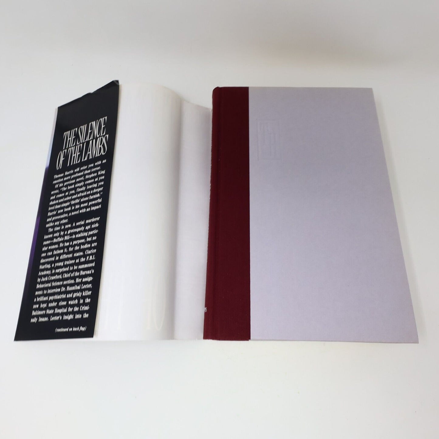 1988 The Silence of the Lambs Thomas Harris 1st Edition Book Club Edition HC 80s
