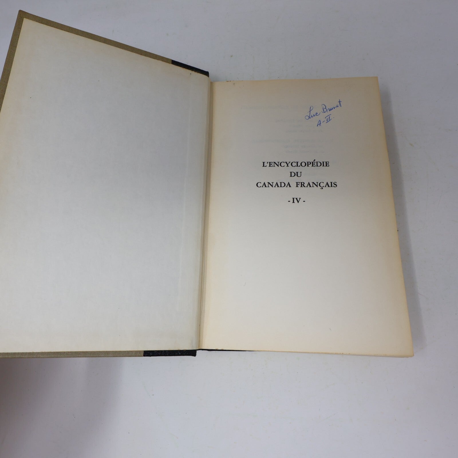1963 Les Canadiens Français L'Encyclopédie du Canada Français #2 Mason Wade HC
