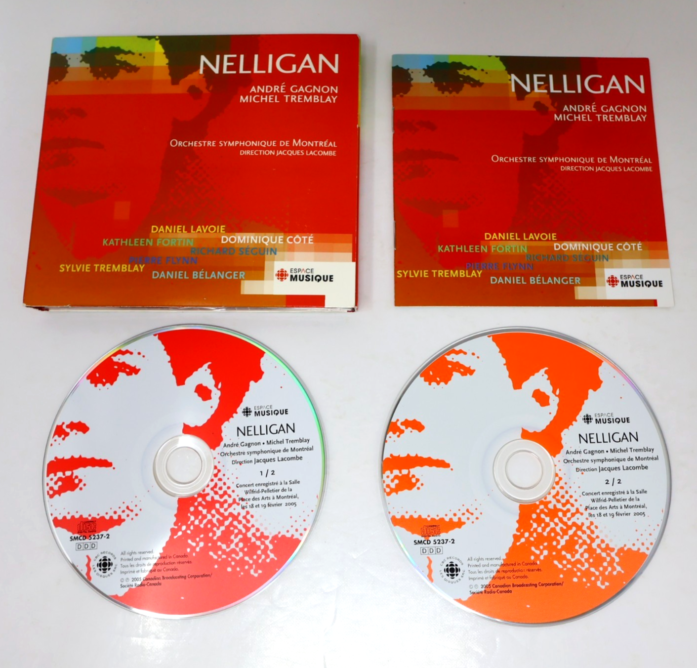 Nelligan André Gagnon/Michel Tremblay CD OSM/Lacombe Daniel Lavoie/Pierre Flynn