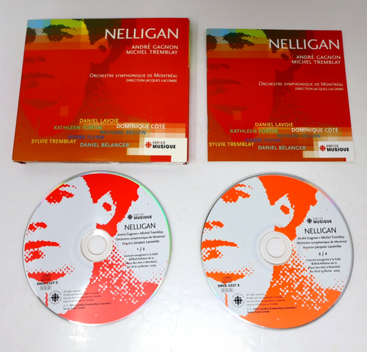 Nelligan André Gagnon/Michel Tremblay CD OSM/Lacombe Daniel Lavoie/Pierre Flynn