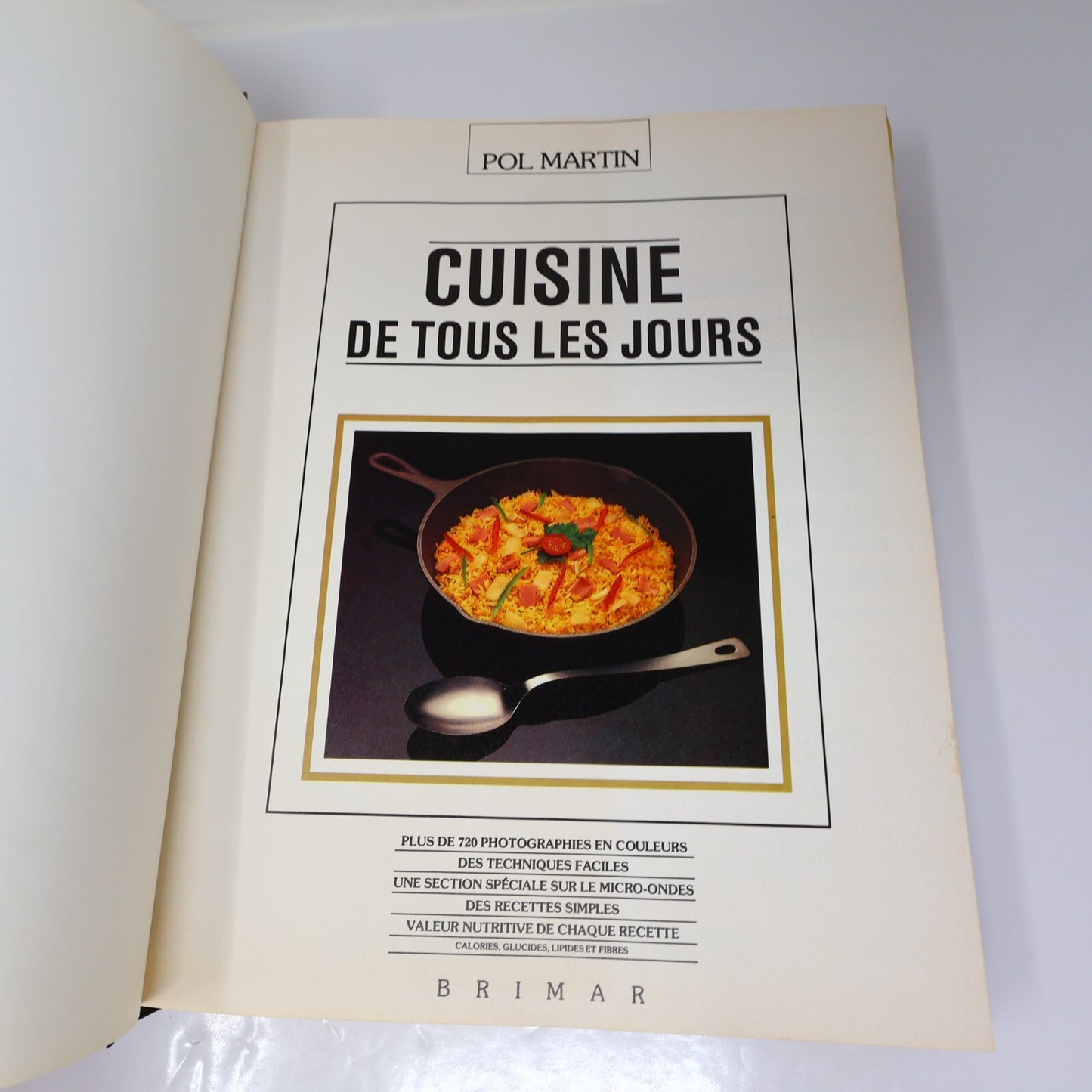 Pol Martin Lot 3 Livres D'un Délice à l'Autre/Cuisine de Tous les Jours Recettes