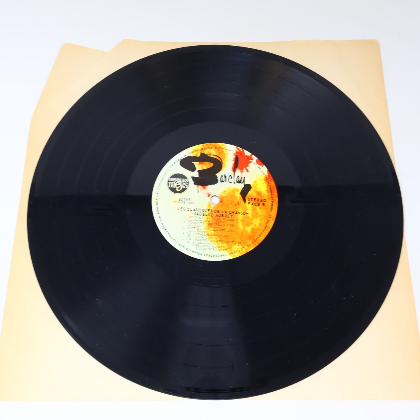 Isabelle Aubret Lot 2 Disques LP Éponyme (Rouge)/Classiques De La Chanson Record