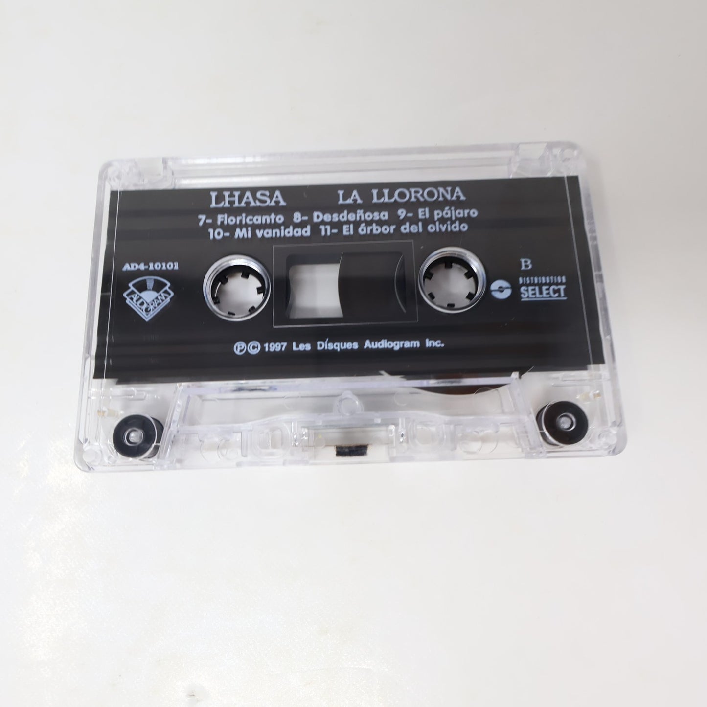 Lhasa La Llorona Cassette 1997 De Cara A La Pared/Los Peces Audiogram AD4 10101