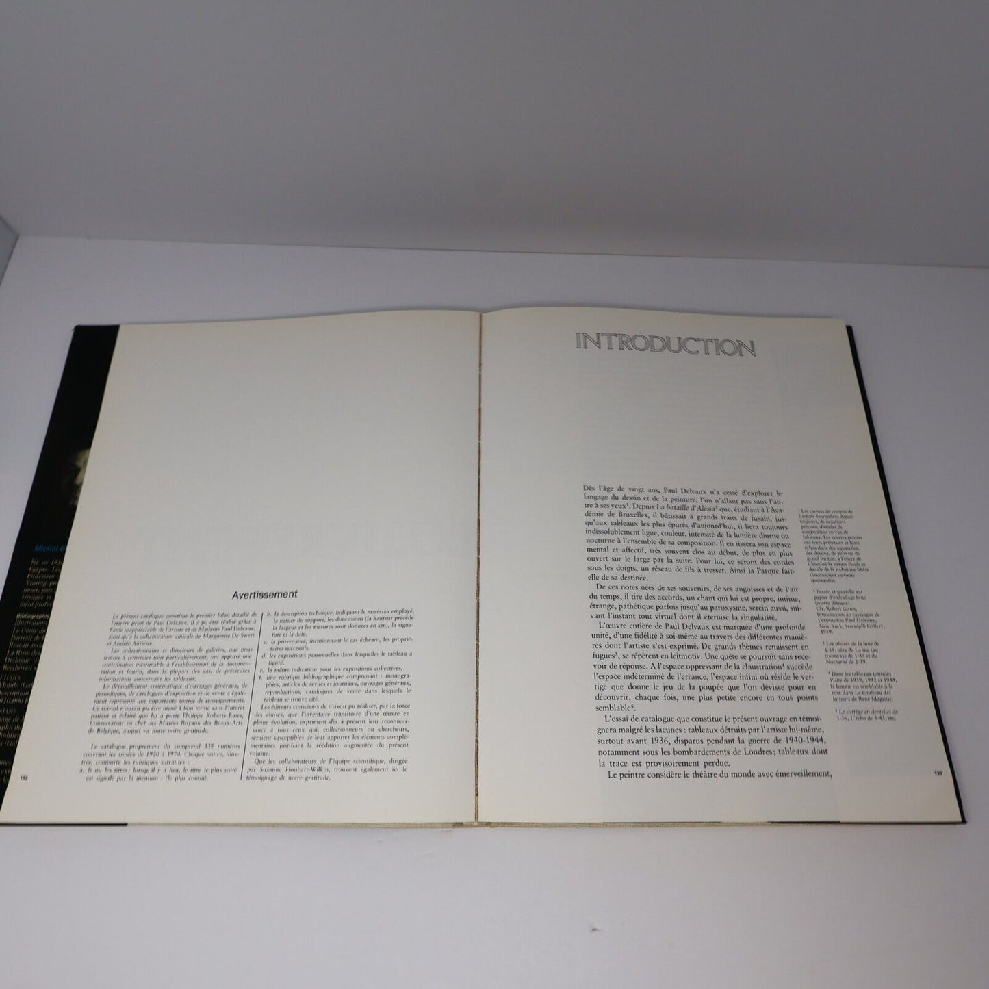 1975 Delvaux Catalogue de l'Oeuvre Peint de Michel Butor Hardcover HC Cosmos Art