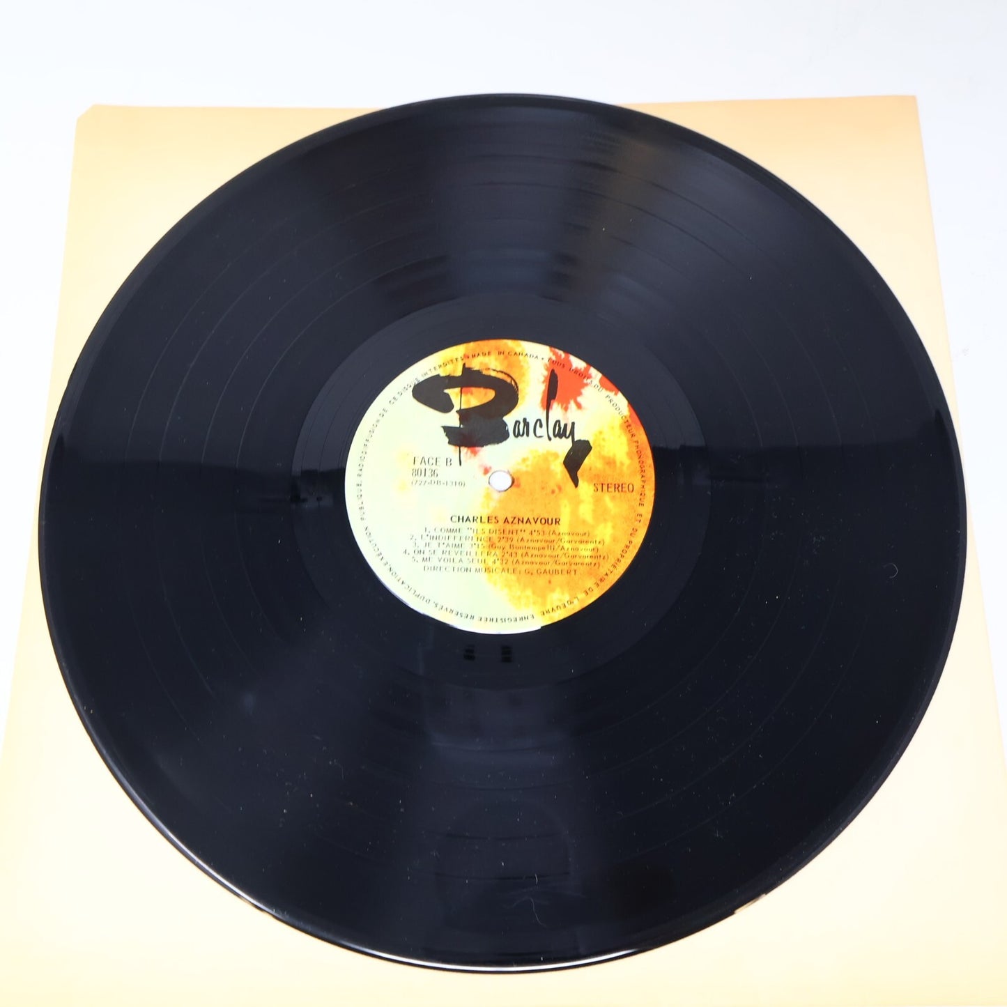 Charles Aznavour Lot 4 Disques Idiote je T'Aime/Visages de L'Amour/Désormais LP