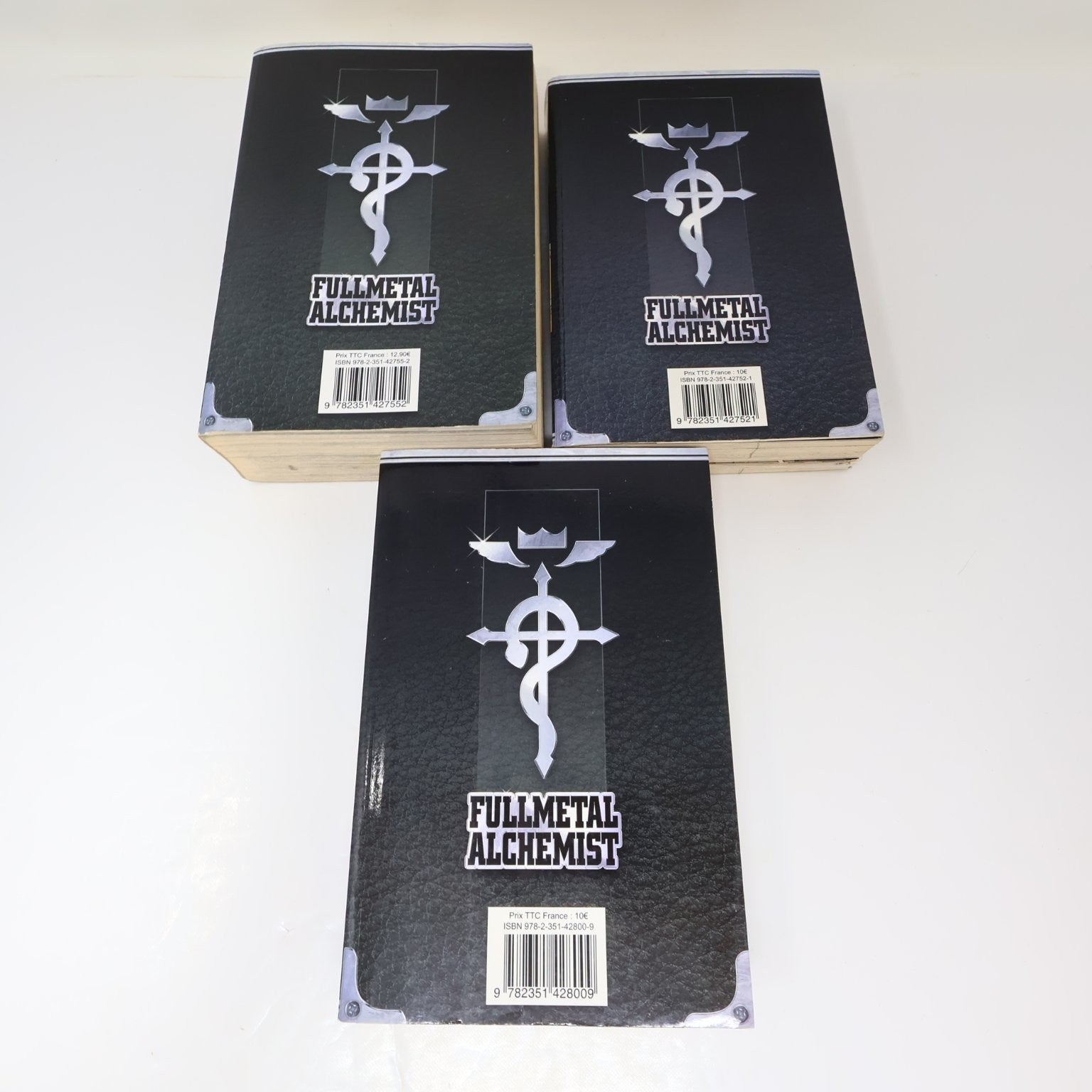 Fullmetal Alchemist Steel Edition 1-3 Lot Manga Kurokawa Hiromu Arakawa Francais