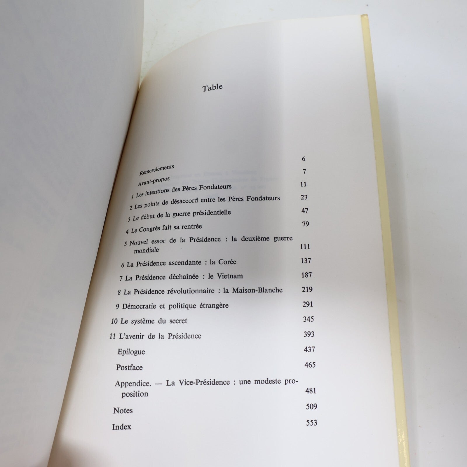 1976 La Présidence Impériale Arthur Schlesinger PUF Usa Politique Histoire Livre