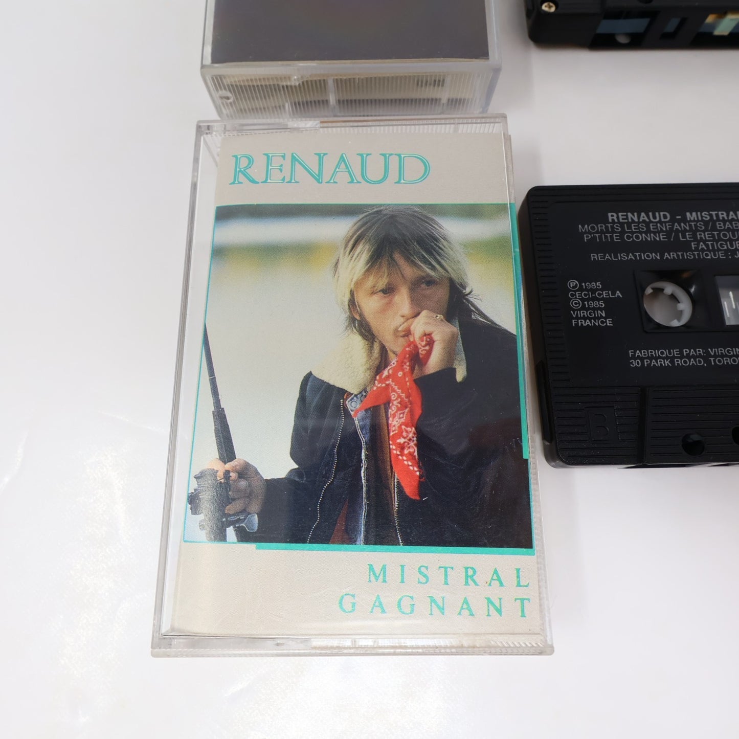 Renaud Lot 3 Cassettes Mistral Gagnant/Putain de Camion/Retour de Gérard Lambert