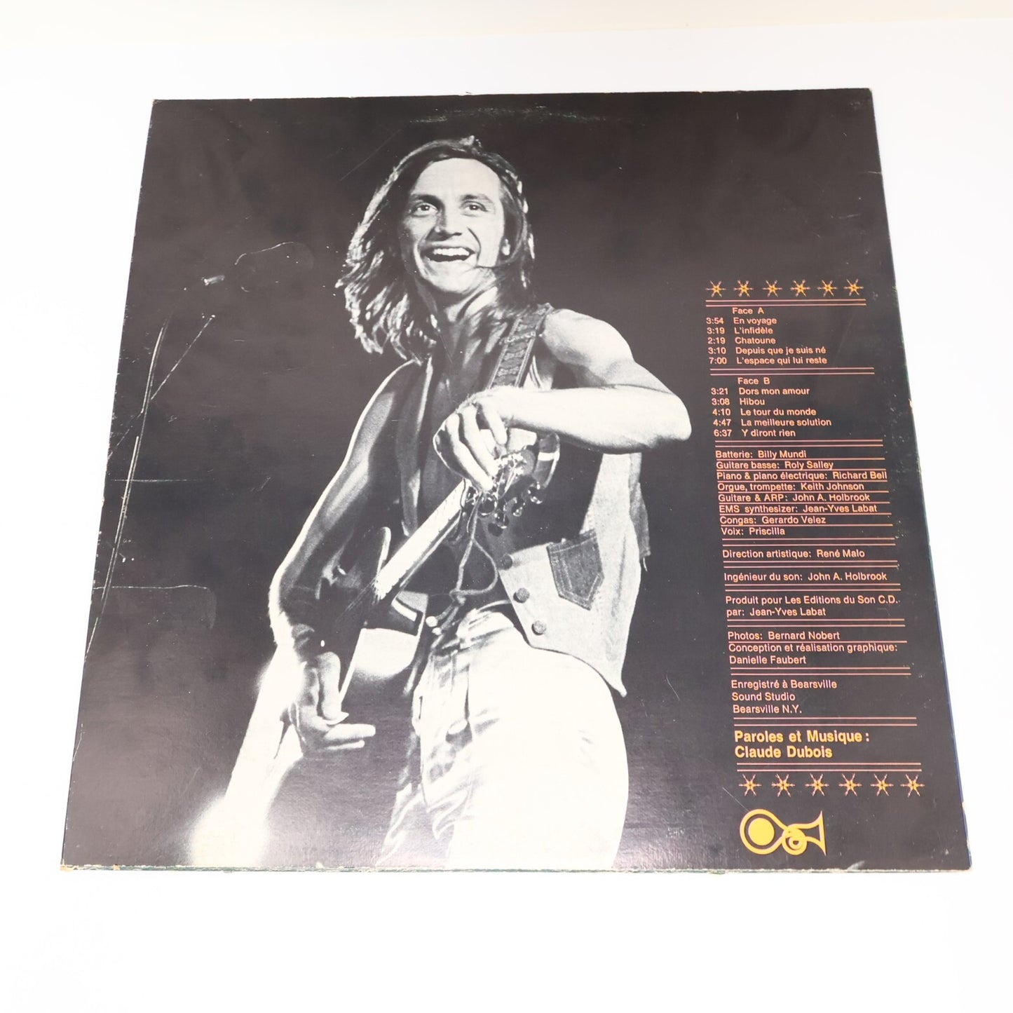 Claude Dubois Lot 3 Disques LP Record Touchez du Bois/Éponyme Québécois 1970s