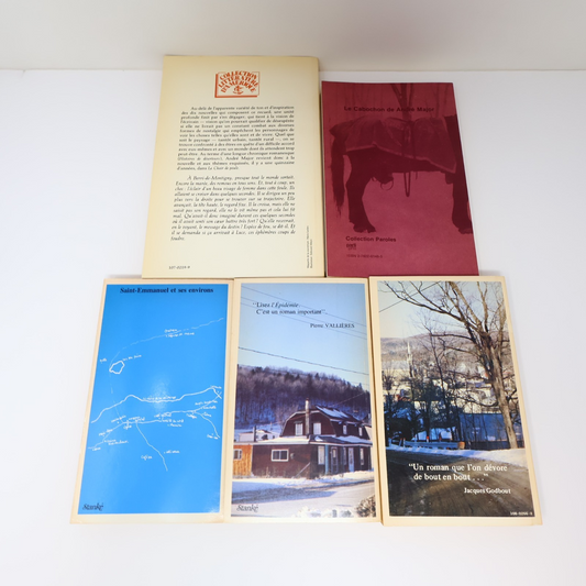 André Major Lot 5 Livres Cabochon/L'Épouvantail/Histoires de Déserteurs Roman PB