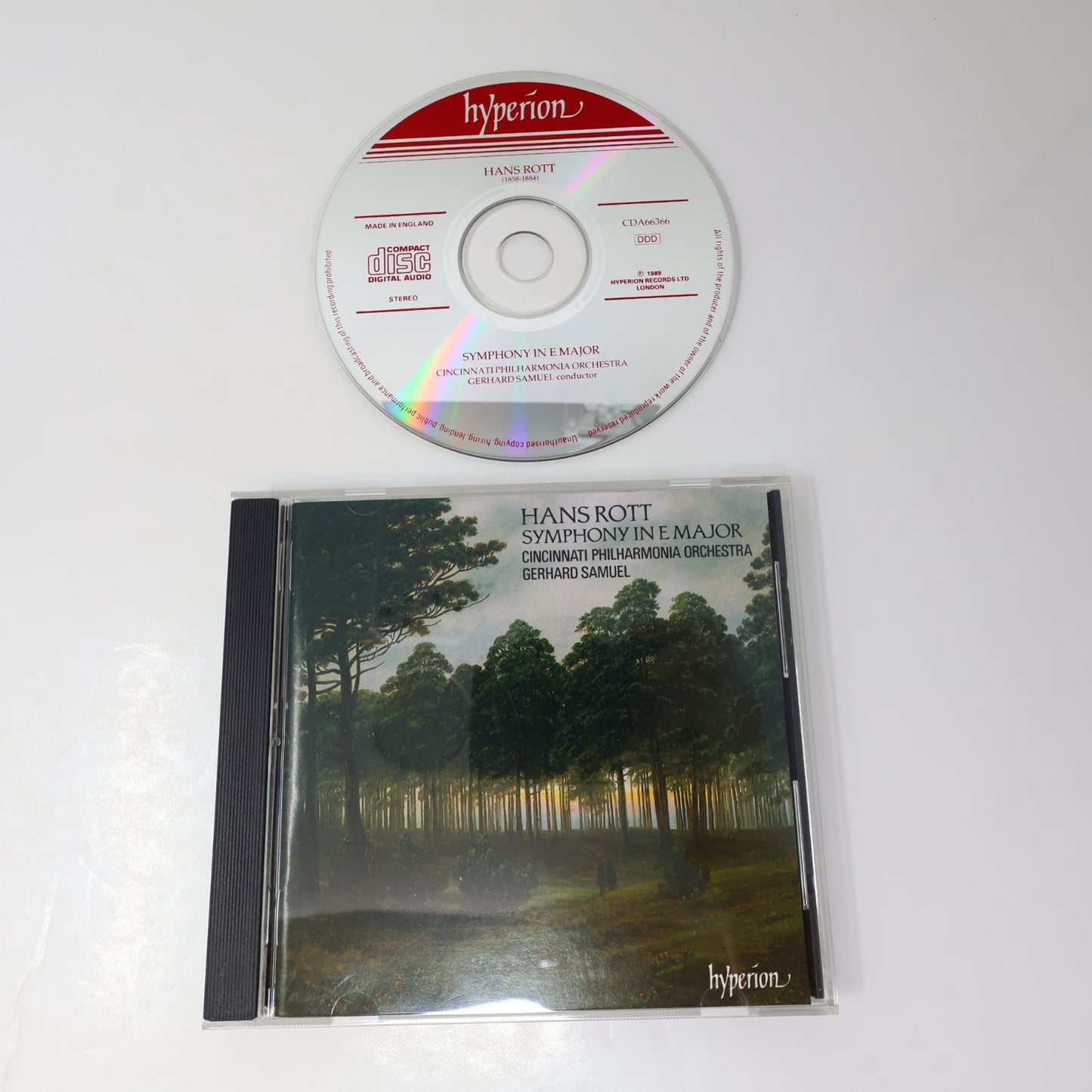 Hans Rott/Cincinnati Philharmonia Orchestra/Gerhard Samuel Symphony E Major CD