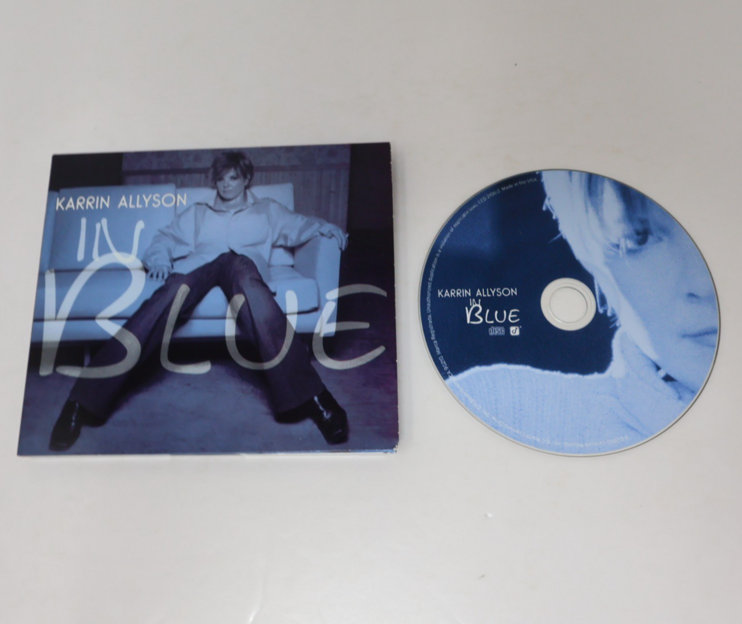 Karrin Allyson In Blue CD Concord Jazz Moanin'/Angel Eyes/Hum Drum Blues 2002