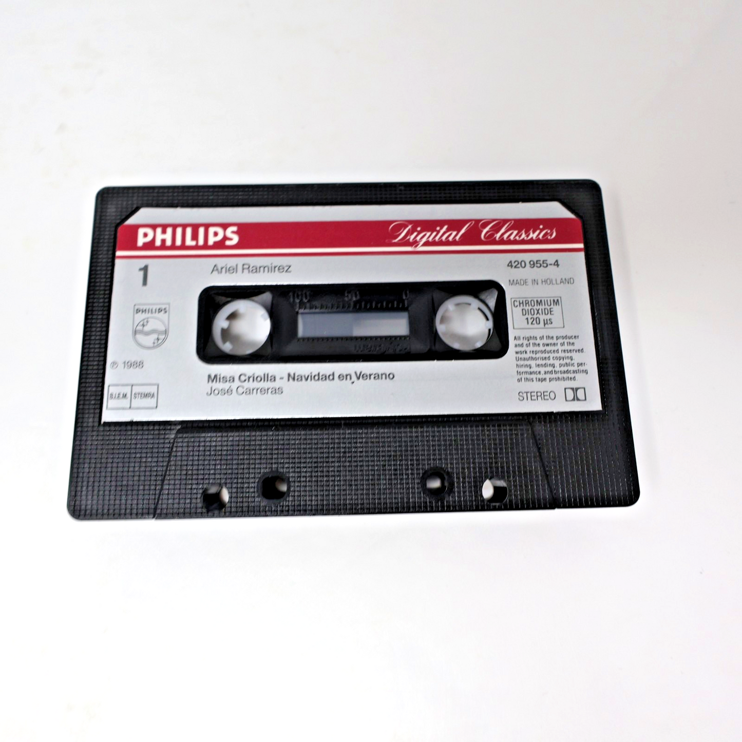 Misa Criolla Navidad Nuestra Cassette 1988 Ariel Ramirez/José Carreras 420 955-4