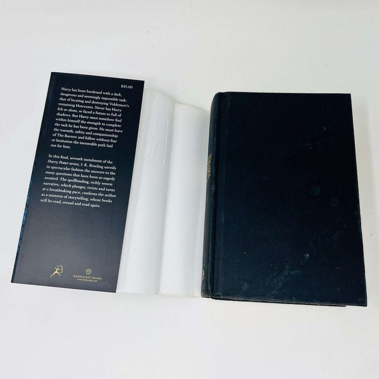 Harry Potter and the Deathly Hallows JK. Rowling Raincoast Black Cover 1st Print