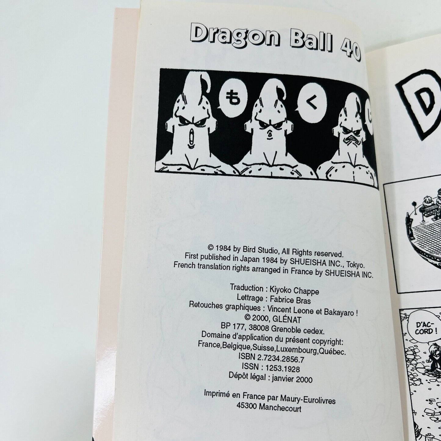 6x Dragon Ball Glénat #37-42 Lot Mangas Akira Toriyama Kaio Shin 90-2000s French