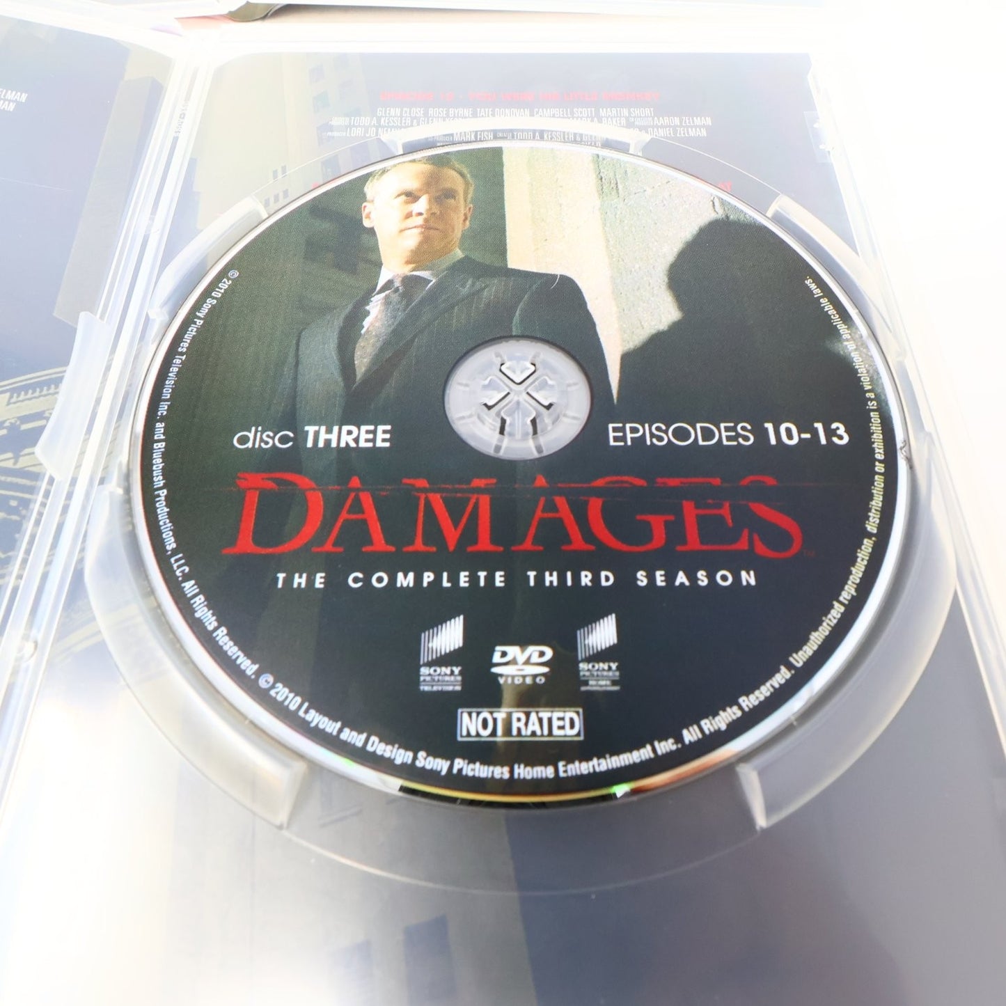 Damages DVD Complete Series Seasons 1-5 Glenn Close Rose Byrne 2007-2012 NTSC
