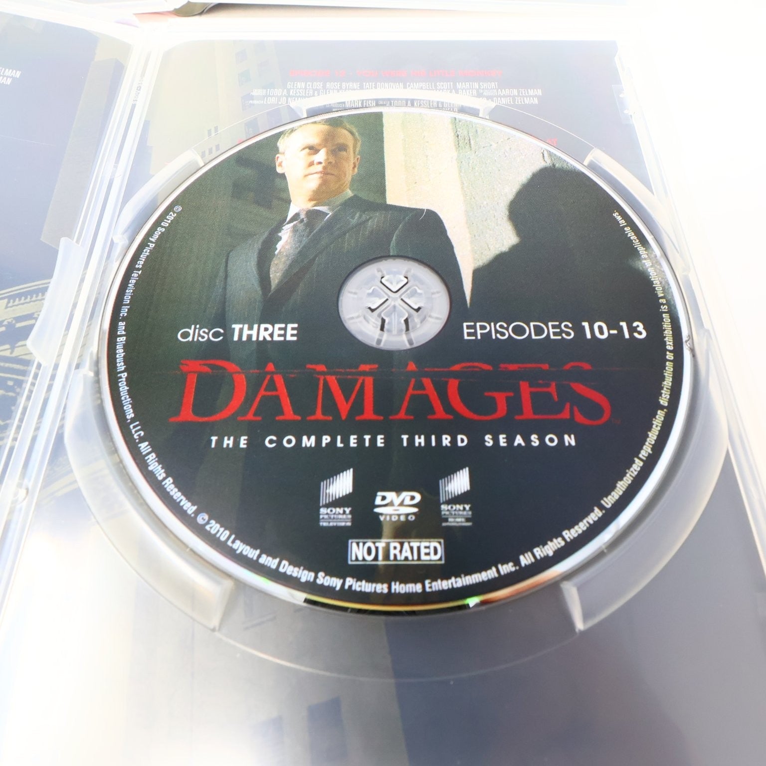 Damages DVD Complete Series Seasons 1-5 Glenn Close Rose Byrne 2007-2012 NTSC