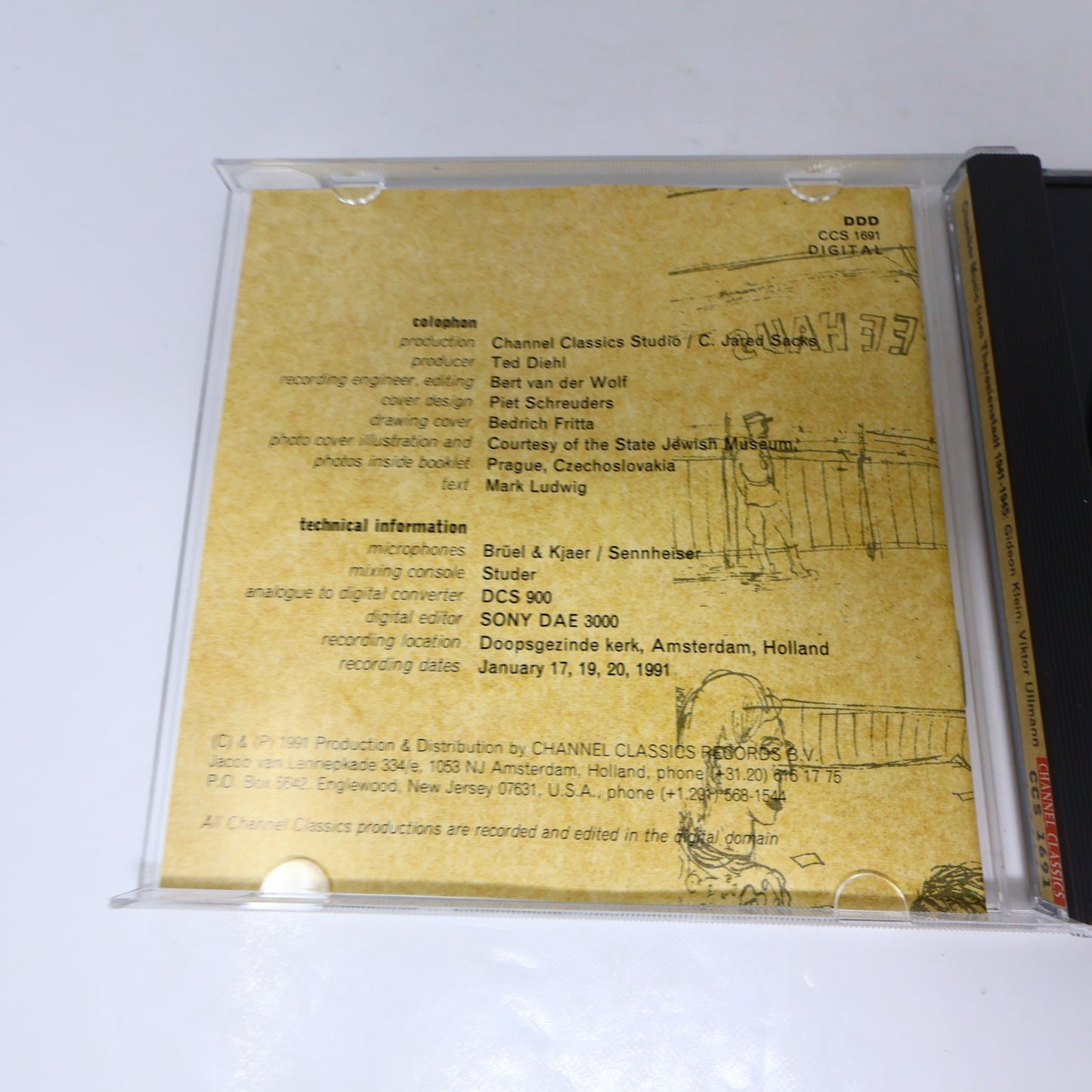 Chamber Music From Theresienstadt 1941-1945 CD Hawthorne String Quartet Channel