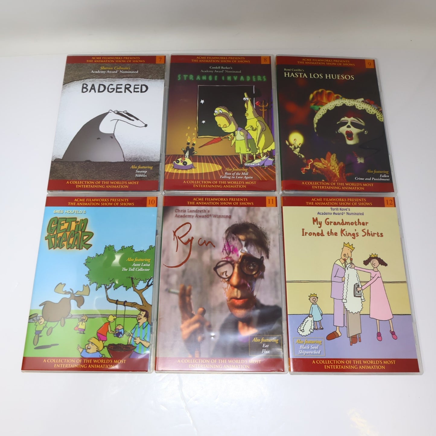 The Animation Show of Shows Box Set 1-2-3 DVD Filmporium 54 Animated Short Films