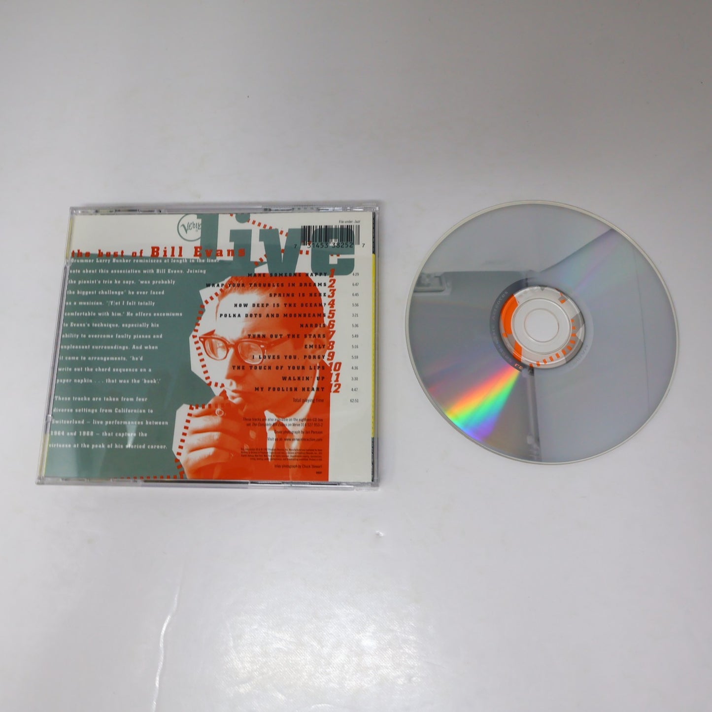 The Best of Bill Evans Live CD Spring is Here/Emily/Nardis Jazz Verve 1997