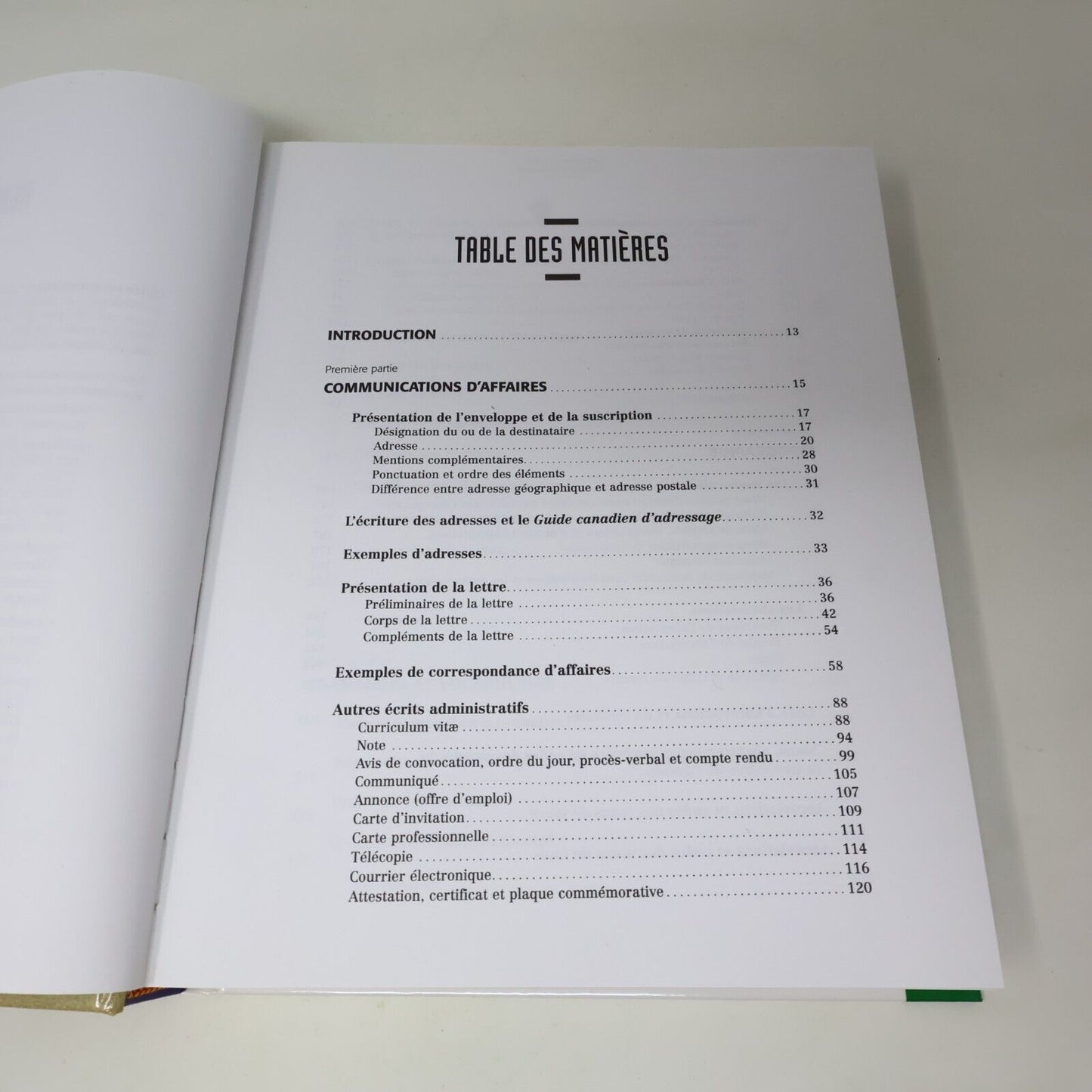 2000 Le Français au Bureau Office de la Langue Française Écrire Rédiger Livre HC