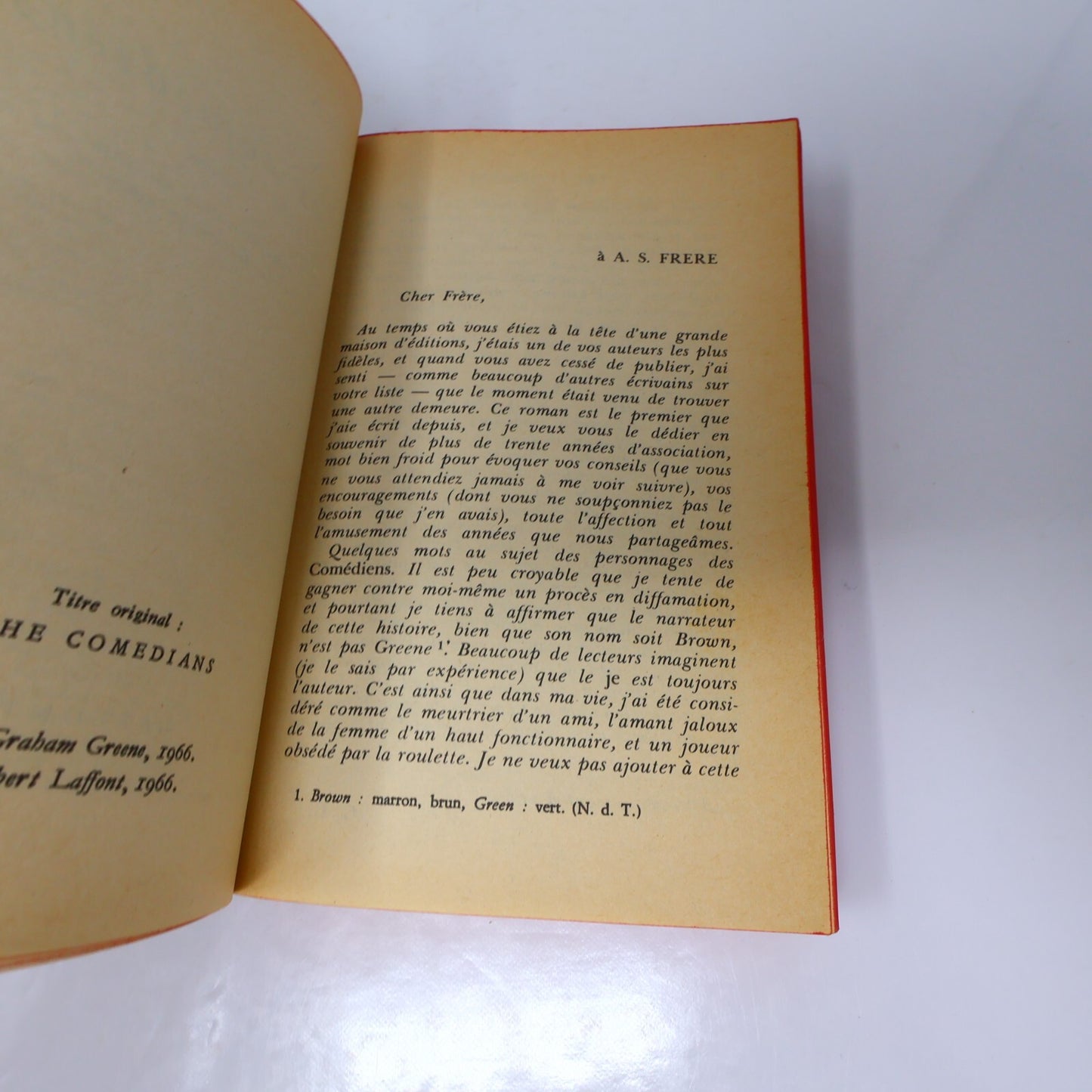 Graham Greene Lot 4 Livres Poche Comédiens/Saison des Pluies Fiction Historique