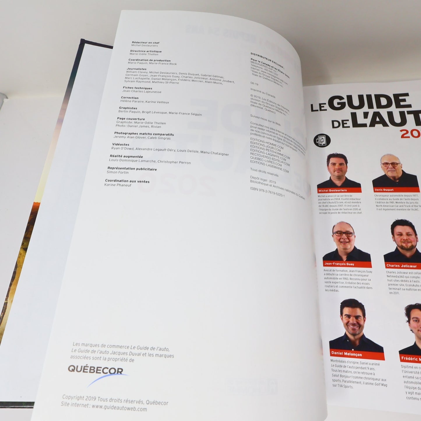 Guide de l'Auto 2019/2020 Lot 2 Livres Gélinas/Lachapelle Transports Automobile