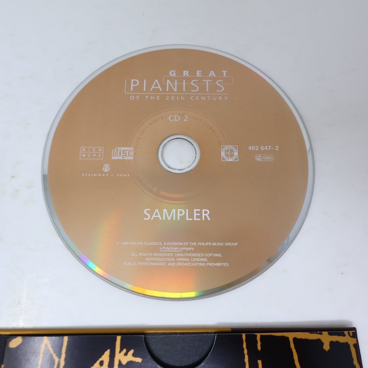 Great Pianists of the 20th Century/Anthologie Sampler CD 1998 Classical Gould