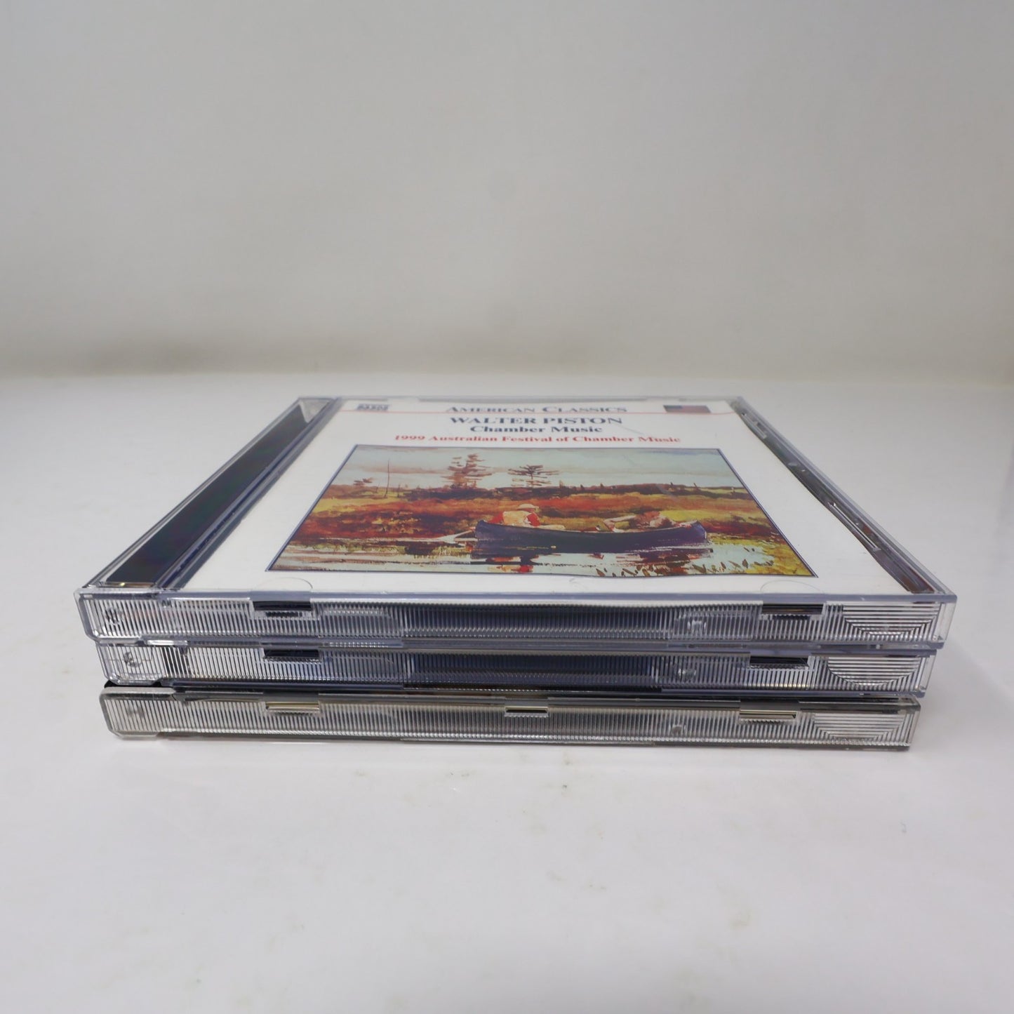 Walter Piston 3 CDs Lot Violin Concertos #1-2/Chamber Music/Symphonies 2 & 6