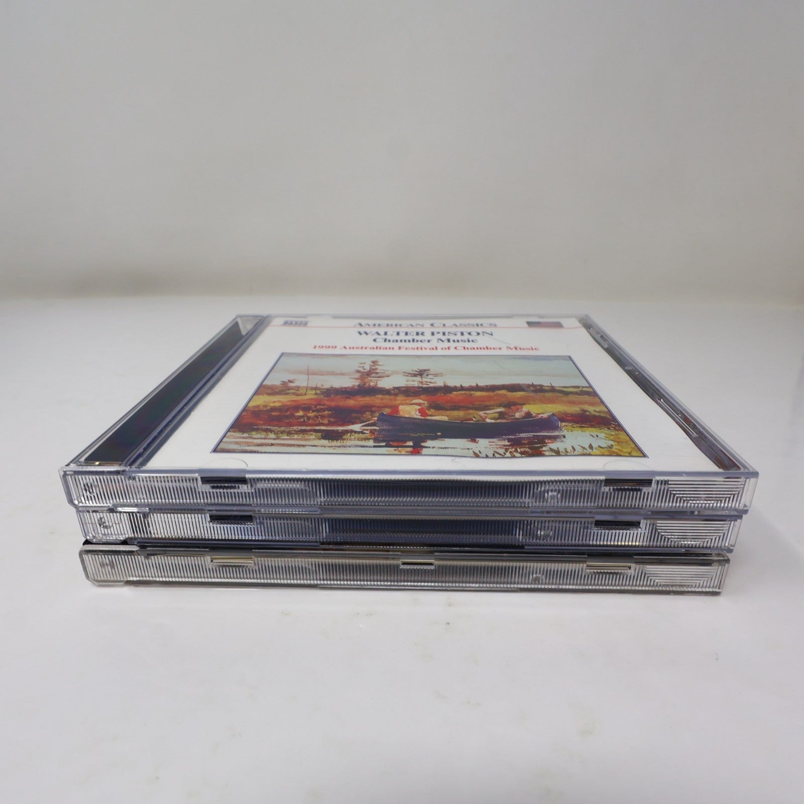 Walter Piston 3 CDs Lot Violin Concertos #1-2/Chamber Music/Symphonies 2 & 6