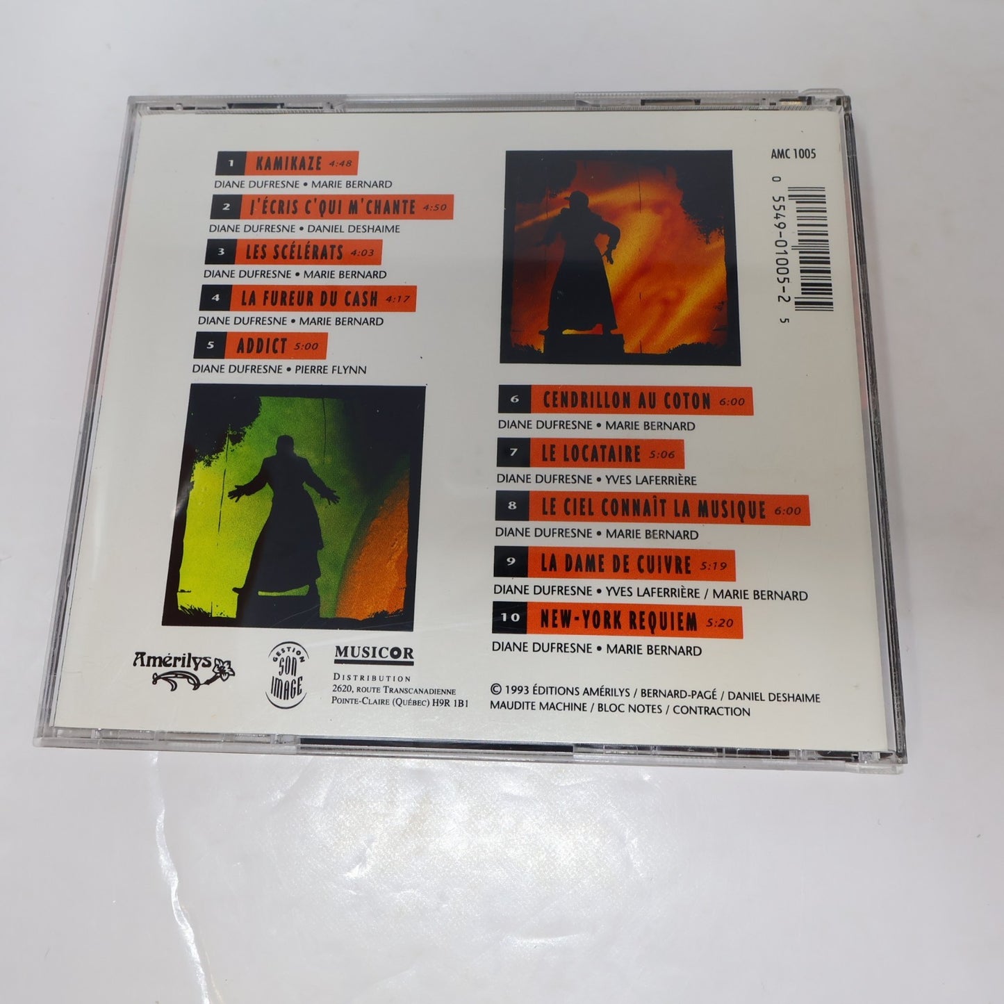 Diane Dufresne/Variés Lot 2 CD Détournement Majeur/Intemporelle Diane Dufresne