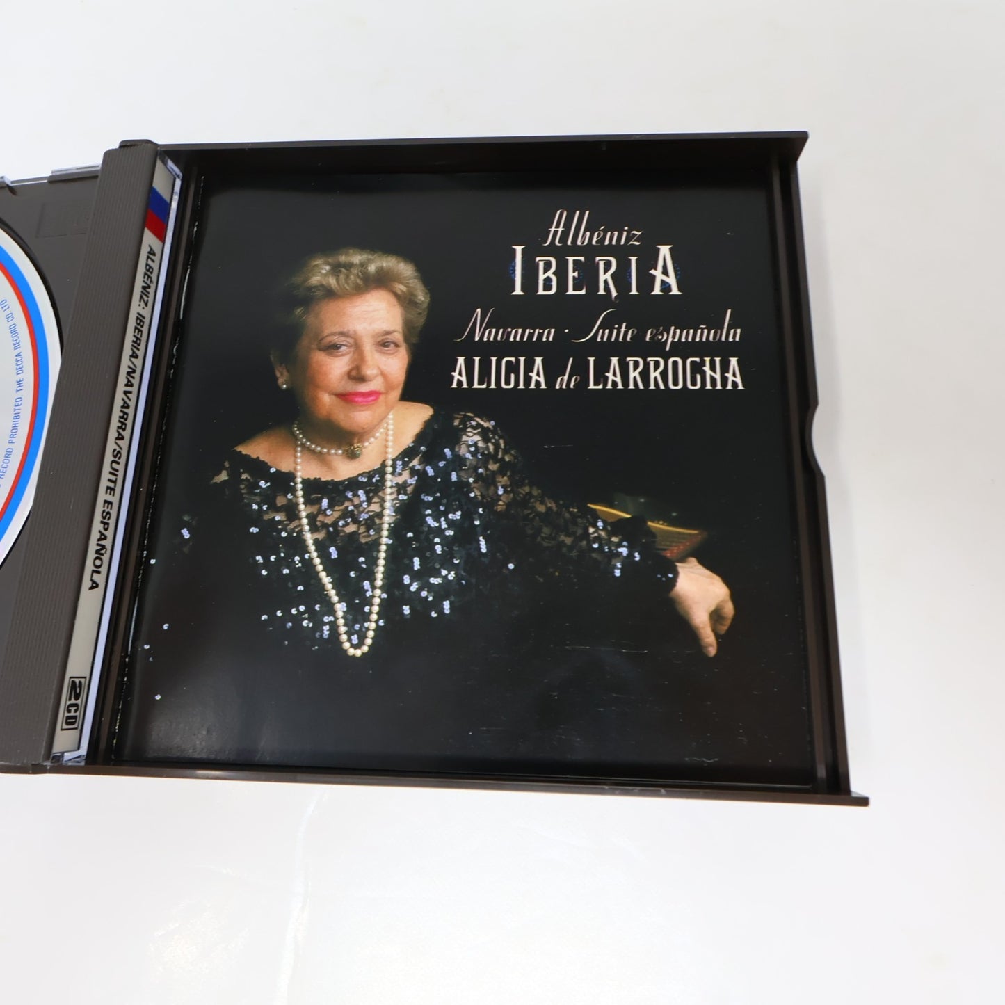 Alicia De Larrocha Isaac Albéniz Iberia/Navarra/Suite Espaňola Double CD 1988