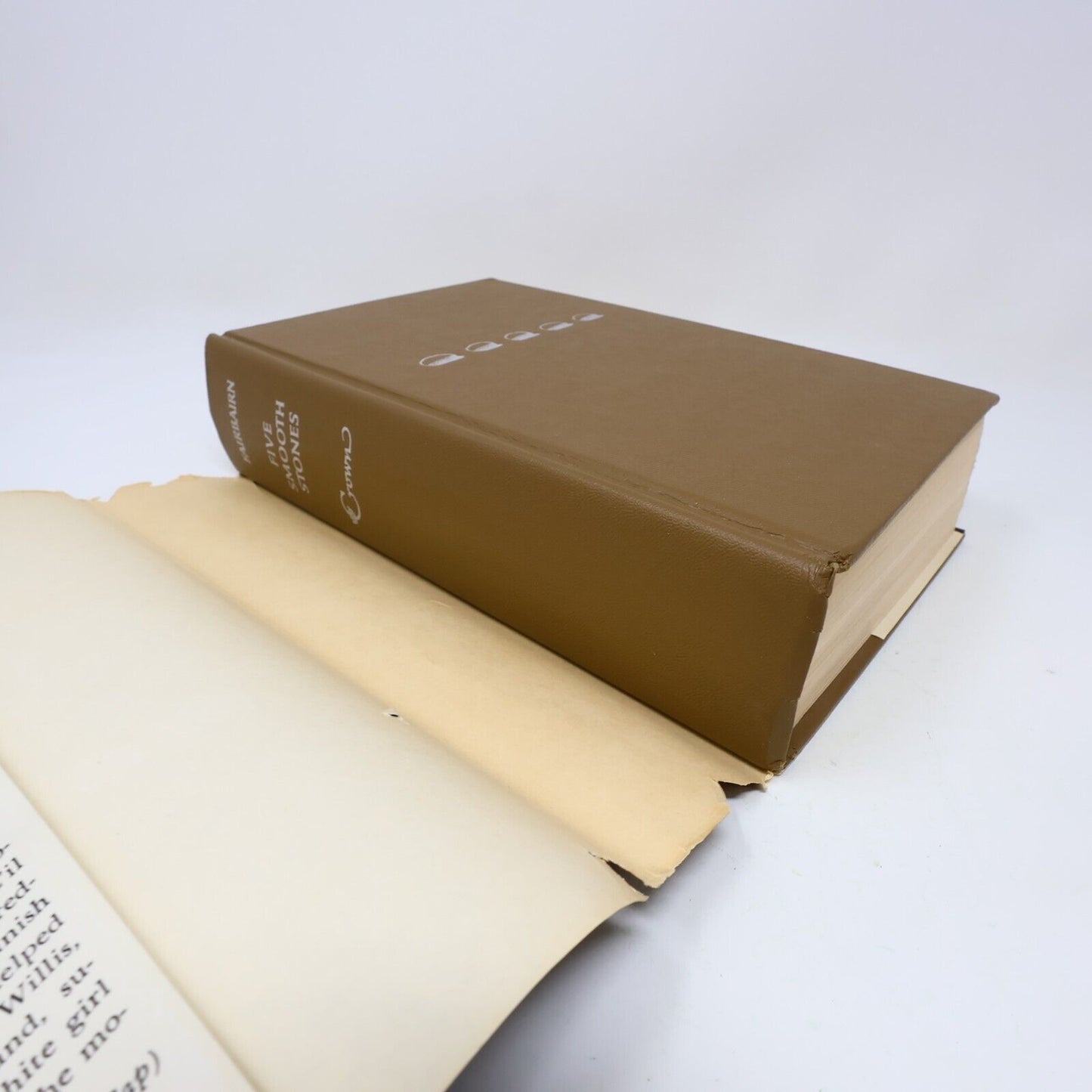 1966 Five Smooth Stones by Ann Fairbairn Hardcover HC Crown Fiction Civil rights