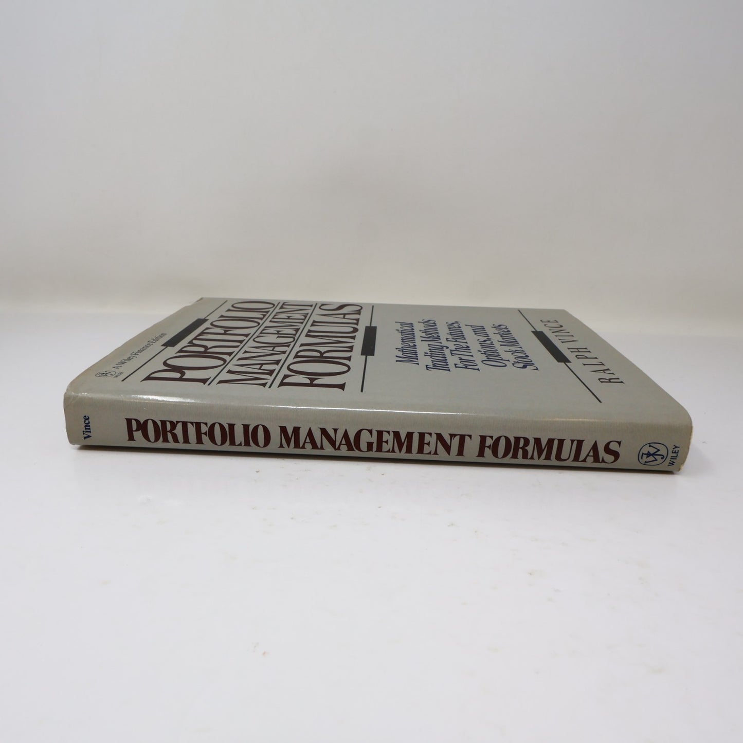 Portfolio Management Formulas Mathematical Trading Methods Ralph Vince Wiley HC