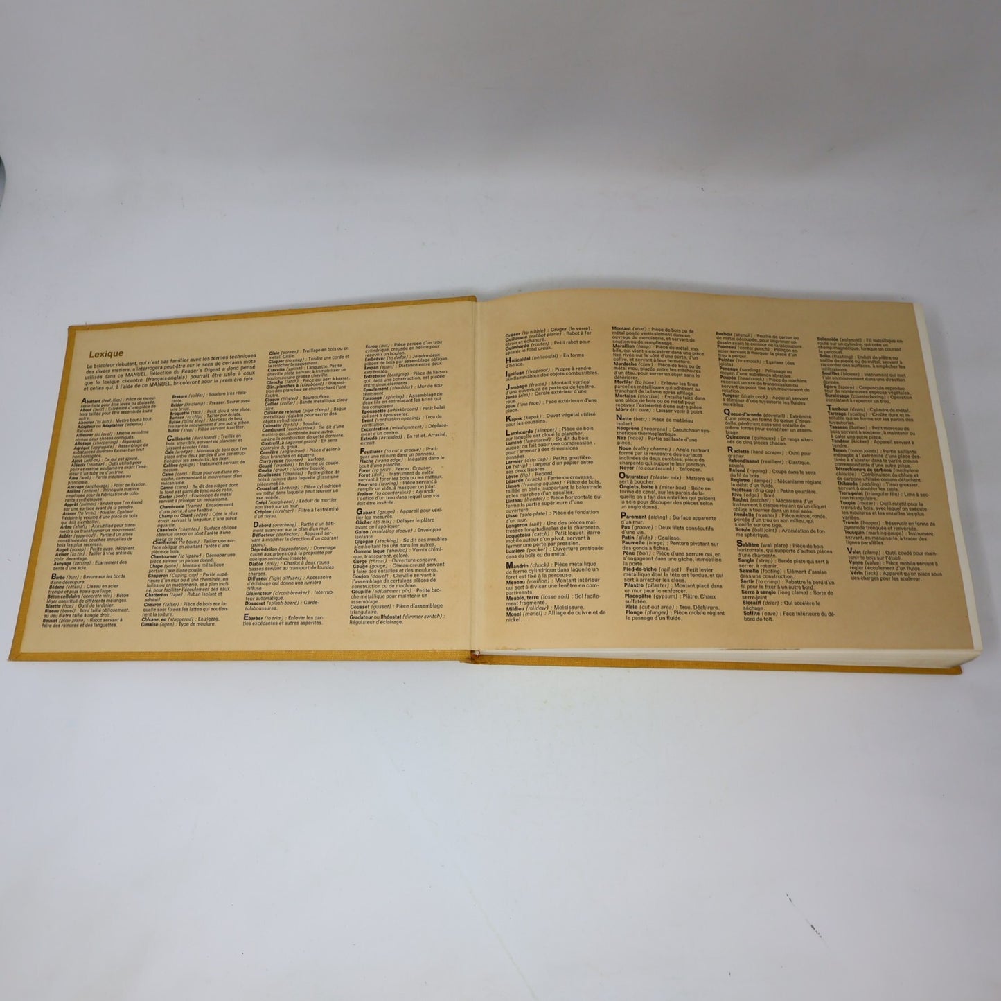 1979 Manuel Complet du Bricolage Bricolage et Révovations Reader's Digest 70s HC