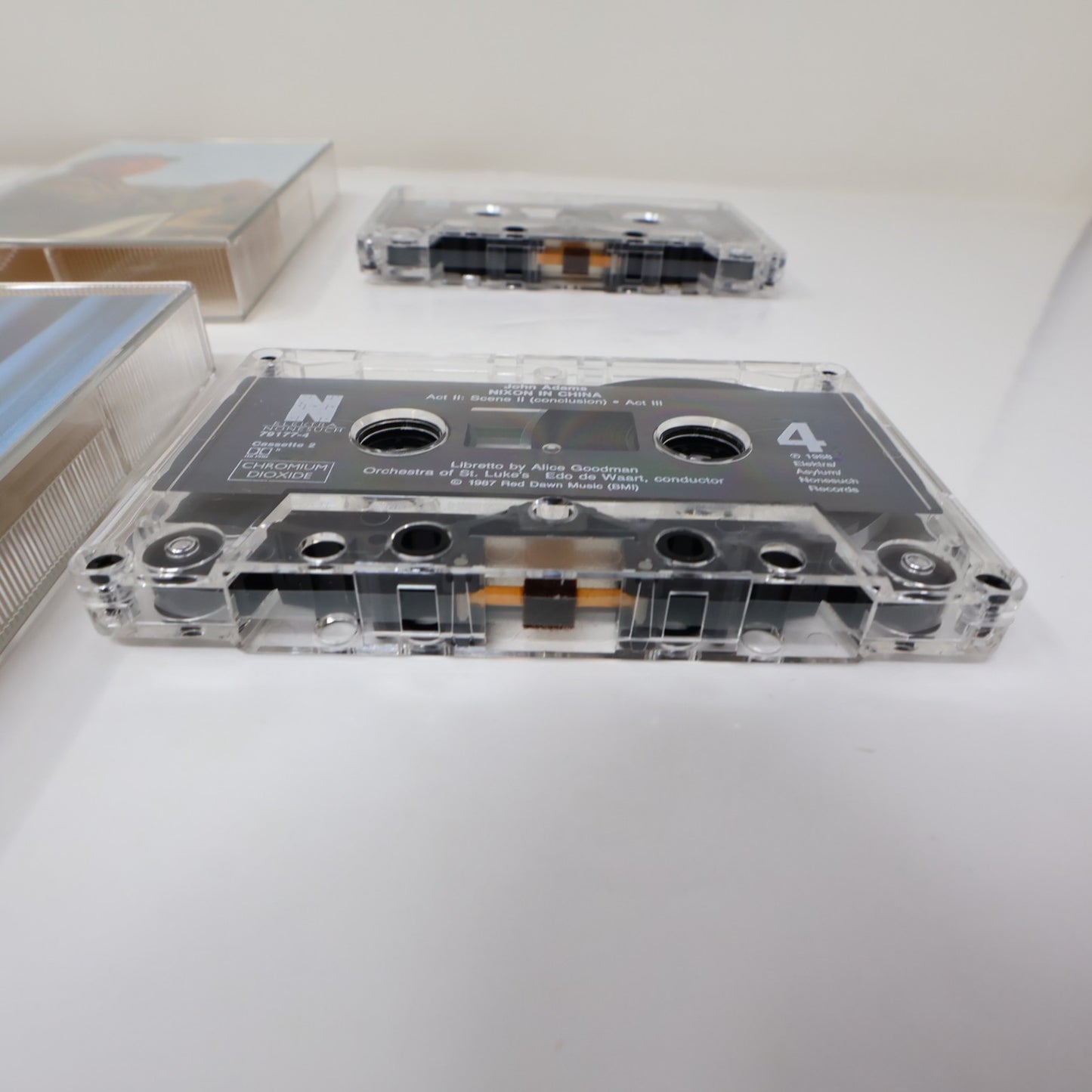 John Adams Nixon In China Opera in Three Acts 2x Cassettes Box Set Edo de Waart