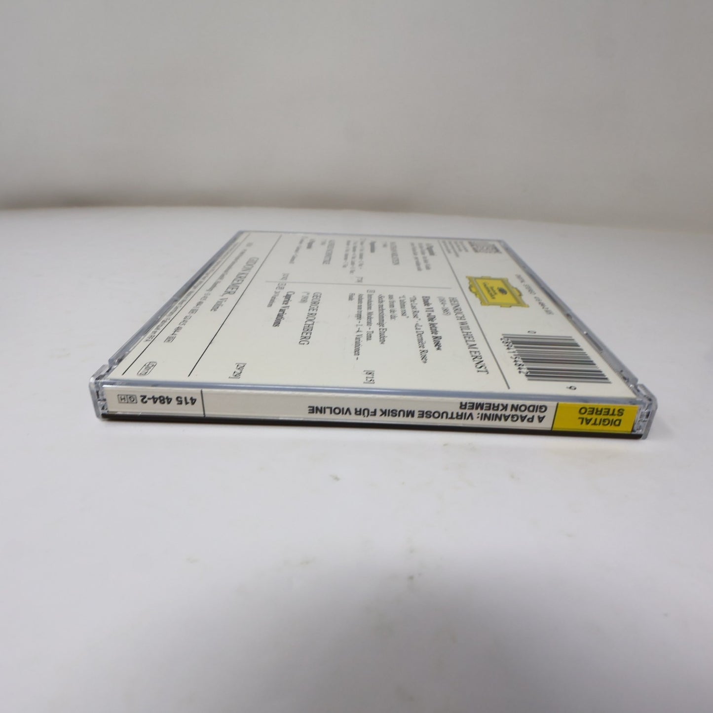 A Paganini Virtuoso Violin Music/Virtuose Musik Für Violine CD Gidon Kremer 1986