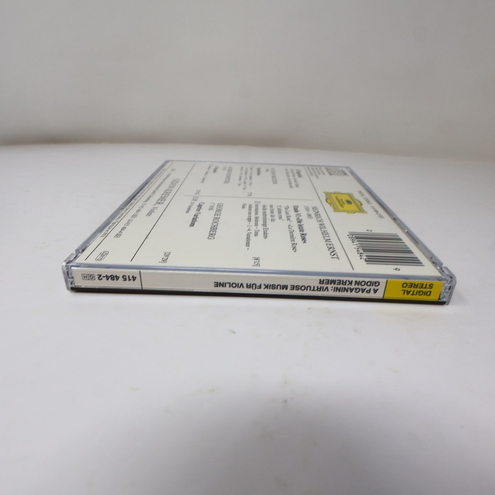 A Paganini Virtuoso Violin Music/Virtuose Musik Für Violine CD Gidon Kremer 1986