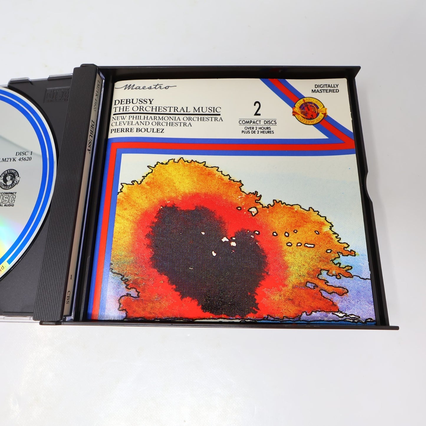 Debussy Pierre Boulez Orchestral Music CD 1989 CBS Masterworks LM2YK 45620