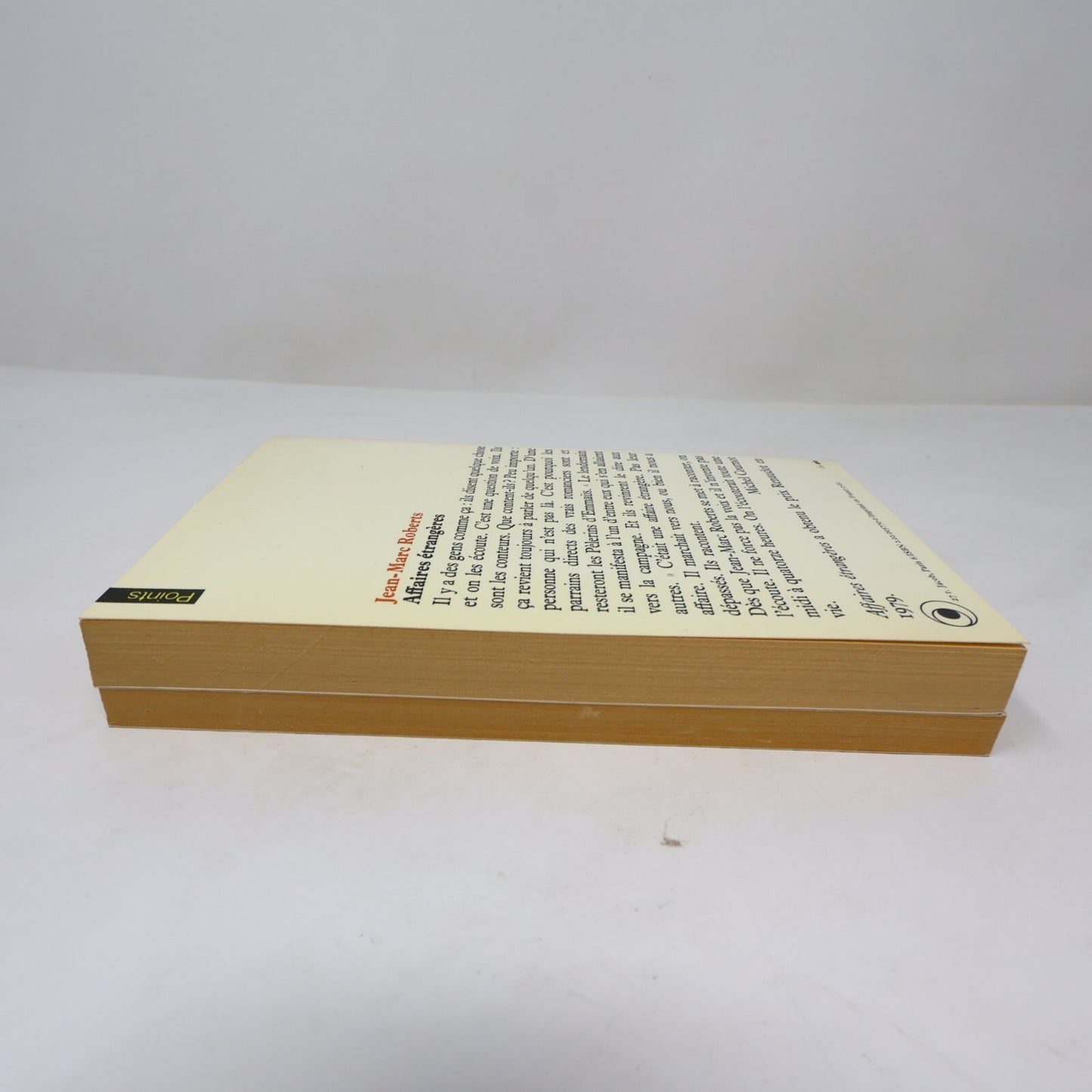 Jean-Marc Roberts Lot 2 Livres Les Enfants de Fortune/Affaires Étrangères Roman