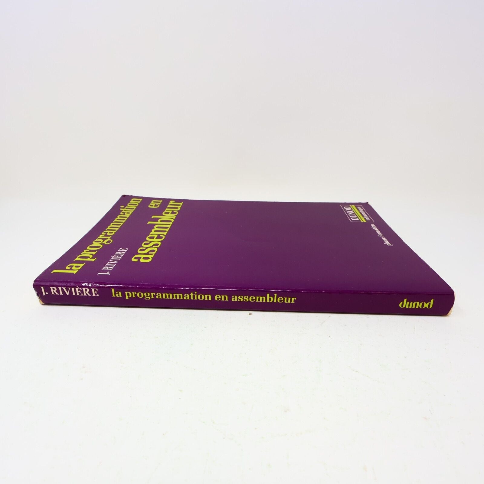 1983 La Programmation en Assembleur J. Rivière Informatique Ordinateur Code 80s