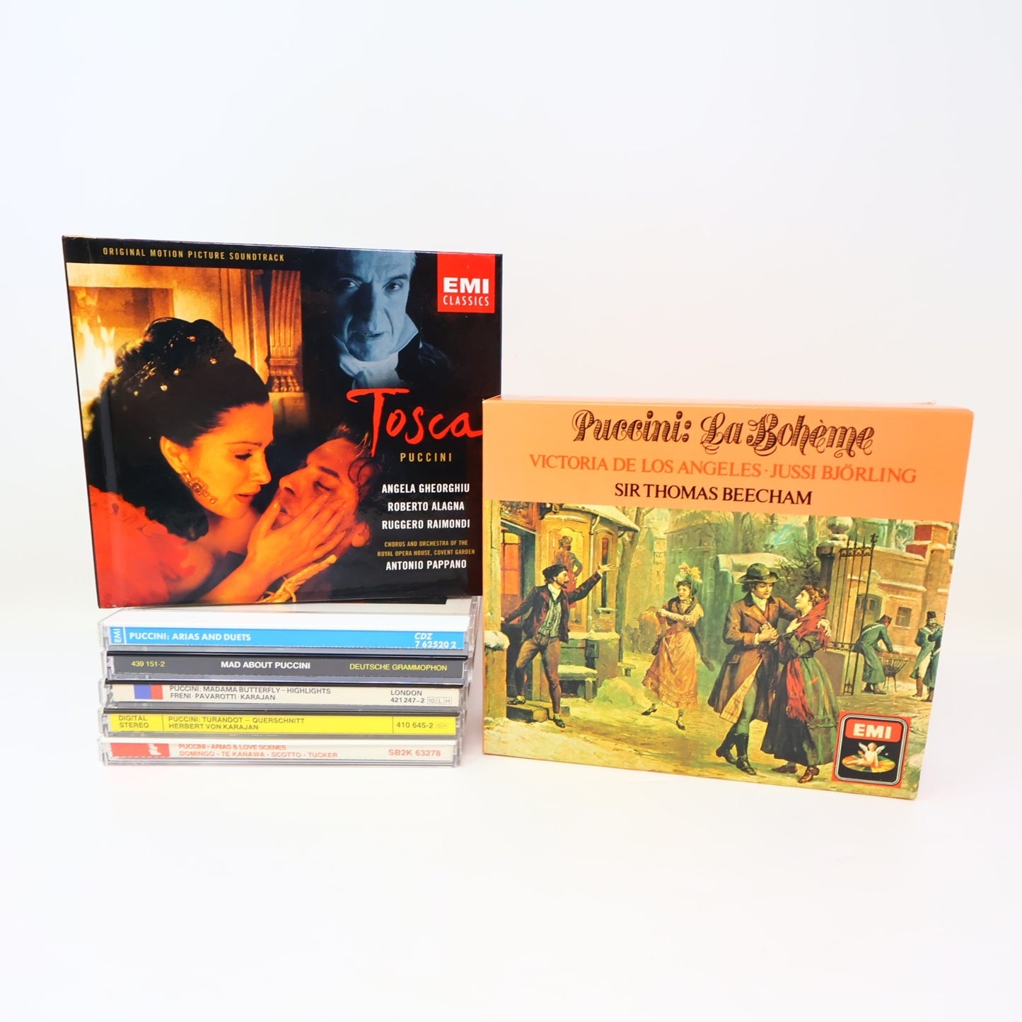 Giacomo Puccini 7 CDs Lot La Bohème/Tosca/Madama Butterfly Opera Classical