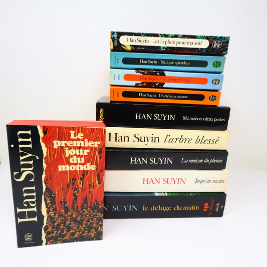 Han Suyin Lot 10 Livres Déluge du Matin/L'Arbre Blessé/Moisson du Phénix Romance