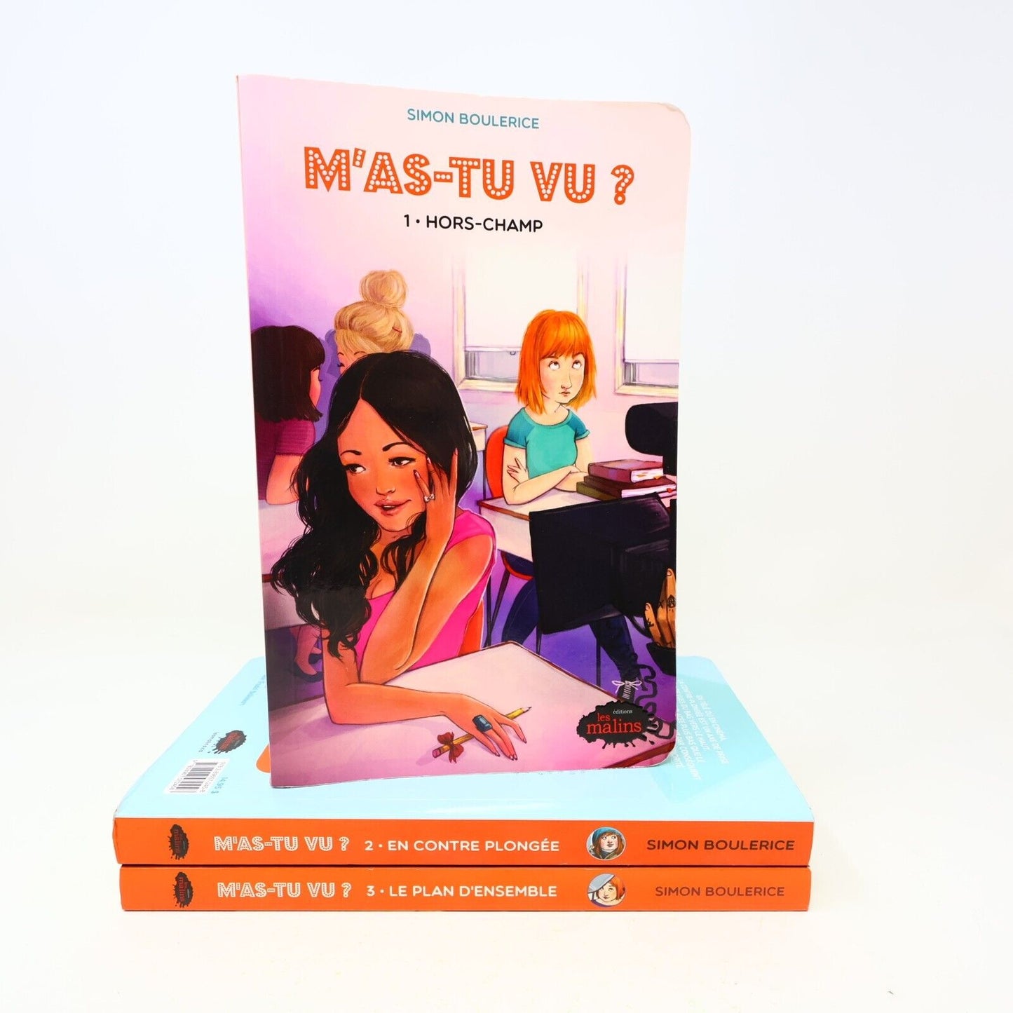 M'As-Tu Vu? #1-3 Lot 3 Livres Série Complète Simon Boulerice Les Malins French