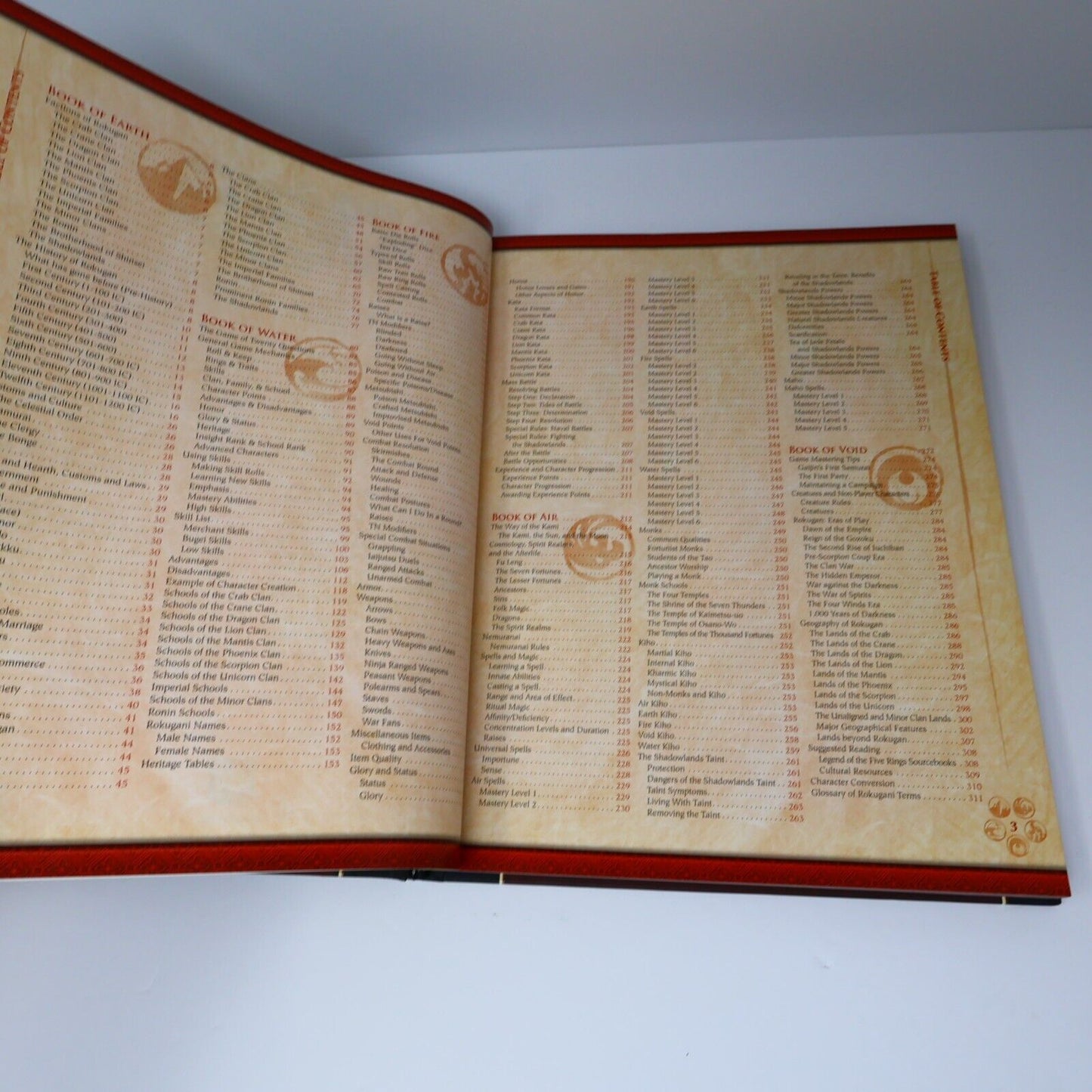 2005 Legend of the Five Rings L5R by AEG Fantasy RPG 3rd Ed Book Hardcover HC